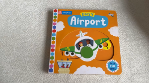 ✈️ Campbell Busy Airport — Buckle Up for the Most Exciting Toddler Book Ever! Interactive Push Pull Slide Board Book for Toddlers