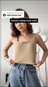 (COD) Tanktop Sasha Korea Bahu Lebar #0027