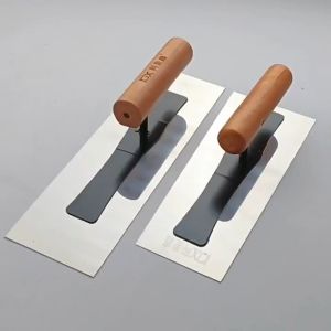 KOVEX Plastering Cement Trowel Stainless Steel Blade Wooden Handle Spatula Putty Knife Wall Plastering Knife【COD】