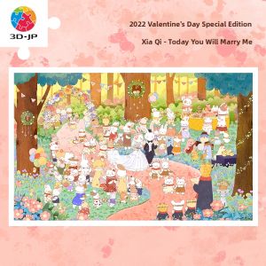 3D-JP | Qixi Festival Creative Puzzle For Couples Romantic Love Story
