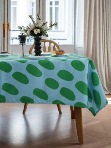 Nordic Style Water-Resistant Tablecloth New Arrival Home Dining Table Tea Table Cover American Dresser Book Desk Long Tablecloth