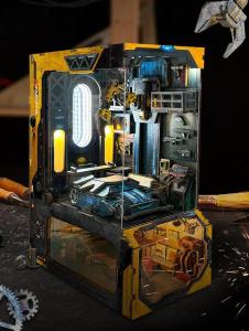 Handmade Assembly Car Workshop 3D Puzzle DIY Small House Intellectual Property Desk Decoration Male Female Adult Toy