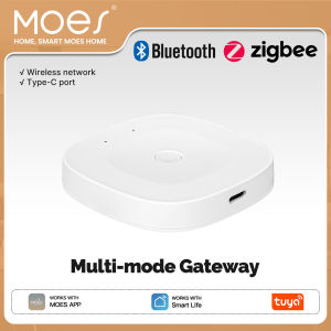 MOES Tuya Smart ZigBee Bluetooth Multi-Mode Gateway Hub Type-C Powered Home Automation Works with Alexa Google Home
