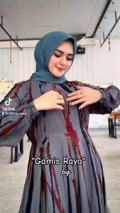 GAMIS TWILL RAYA BG COLLECTION MOTIF BARU