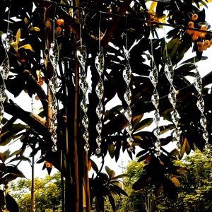 30cm Bird Scare Hanging Reflective Wind Twist Rod Repelling Stick Deterrent Control Device Bird Repellent Pest