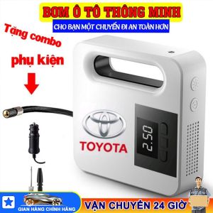Máy bơm lốp ô tô xe hơi điện tử tự ngắt chính hãng Toyota Aikesi - Hàng Chính Hãng - BẢO HÀNH