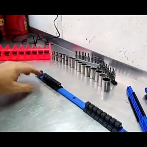 6pcs/Set Tools Socket Rail Tempat Mata Kunci Socket Socket Holder