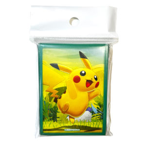 Takara Tomy | 60pcs Pikachu Card Sleeves PKM Standard Size PTCG Deck Protector Sleeves Trading Cards Cover Games Protectors Gifts 66×91mm