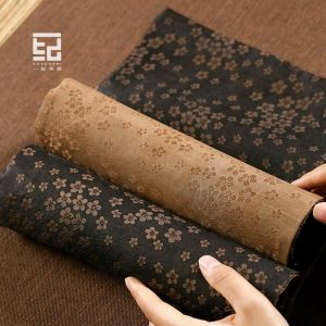 Handmade Double-Sided Tea Tray Mat Zen Style Ancient Rugged Tea Table Flag Cloth Art Tea Tablecloth Tea Cloth Table Pad