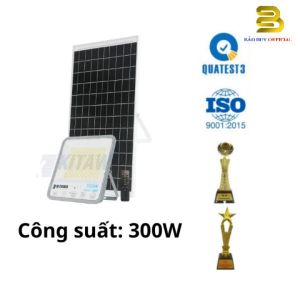 Đèn pha Mắt ngọc năng lượng mặt trời Kitawa 300W DPMN300