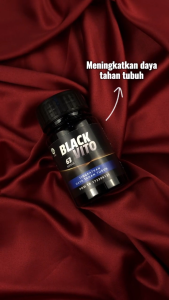 BLACK VITO Herbal Ori Membantu Menjaga Kesehatan Jantung Isi 63 Kapsul Bpom