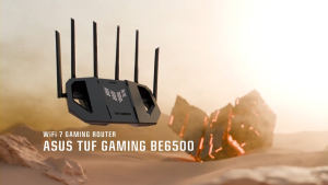 ASUS TUF Gaming BE6500 Dual Band WiFi 7 (802.11be) Extendable Gaming Router Quad 2.5GbE ports 3-step Port Forwarding Smart Home Master AiMesh support and AiProtection Pro for Network Security