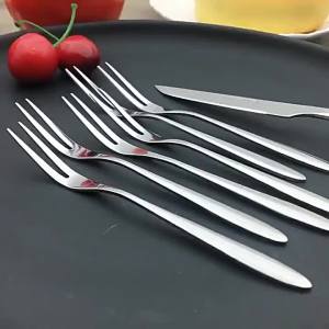 13cm Creative Dessert Fork Stainless Steel Fruit Forks Reusable Snack Forks Salad Fork Snail Forks Elegant Party Tableware