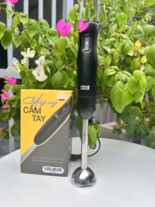 Máy Xay Cầm Tay Lebenlang LBL3639 300W Máy Xay Sinh Tố Cháo Súp Đầu Xay Chống Văng Lưỡi Dao Inox Chính Hãng
