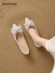 Daphne | French Bow Pointed Toe Flat Women Shoes Slip-on Fairy Style