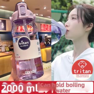 High-Temperature Resistant Large Capacity Water Bottle 2L