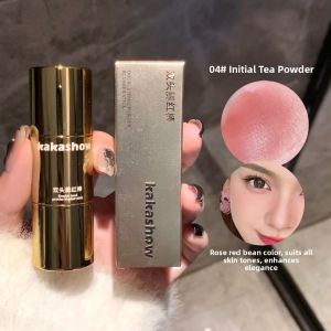 Beginner Friendly Dual-Ended Blush Stick Natural Nude Makeup Eyeshadow Lipstick Cheek Highlighter Multi-Use Lazy Persons Beauty Tool