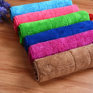 Thickened Home Use Cleaning Towel for Floor And Kitchen Oil Resistant Non-Shedding Microfiber Towel for Dusting And Washing