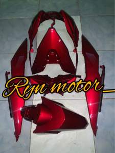 Cover body full halus honda beat eco esp digital tahun 2016 2017 2018 2019 merah mazda custom