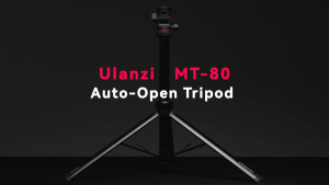 Ulanzi MT-80 213cm Auto Open Tripod Light Stand Selfie Stick for Camera Photography Studio