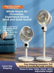 「China Plug」LUXUAN | Ultra Quiet 3D Air Circulation Fan