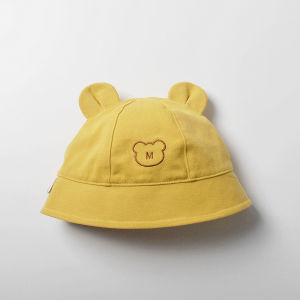 Cute Baby Girl Spring Summer Autumn Cotton Hat Breathable Thin Large Brim Sunshade Cap Casual Fishing Cap Style Infant Headwear