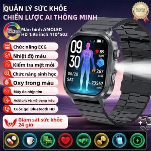 Đồng Hồ Thông Minh Khám Sức Khỏe Vi Mô Mới Năm 2025 Dành Cho Nam Giới Theo Dõi Axit Uric Mỡ Cơ Thể Sức Khỏe Năm Cơ Quan Hỗ Trợ Gọi Bluetooth Tương Thích Với Vòng Đeo Tay Thể Dục