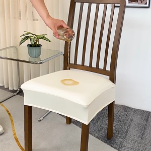 GMSHOP Elastic Silk Double Elastic Stool Cover With Tongue Strap And Buckle Non-Slip Seat Cushion Cover Sarung Kerusi