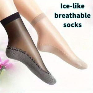 10 Pairs Womens Cooling Socks - Breathable Anti-Slip Sweat-Wicking for All Seasons