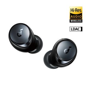 Soundcore Space A40 Adaptive Active Noise Cancelling Wireless Earbuds Reduce Noise by Up to 98% Ultra Long 50H Playtime 10H Single Playtime Hi-Res Sound Comfortable Fit Wireless Charge