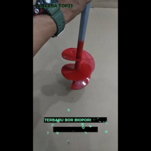 Bor Biopori Alat Pelubang Tanah - Bor Biopori Spiral Termurah / Alat Bor Tanah Manual Untuk resapan air / Alat Bor tanah Resapan Air / Biopori Bor Pelubang Tanah