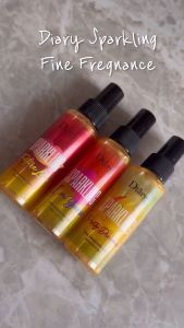 Xịt Body Mist Nhũ Kim Tuyến Diary  Eau De Perfume Fine Mist  (3 Mùi Hương)