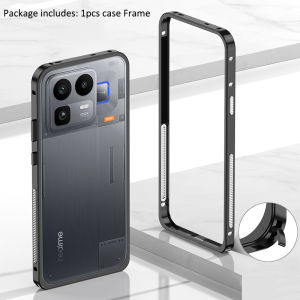 For Realme Neo 8 Case Cooling Aluminium Alloy Metal Border Medium Frame Phone Cover For Realme Neo8 5G