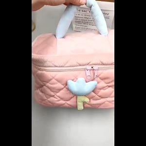 Tas Kosmetik Bunga Tulip: Tas Penyimpanan Kosmetik Lucu & Kapasitas Besar