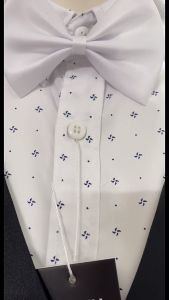 Nơ đeo cổ nam nữ sang trọng màu xám đen trắng phù hợp với những sự kiện chú rể MC...