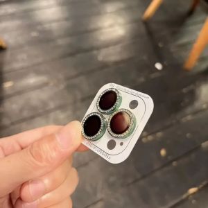 2-3Pcs Luxury Pretty Shine Diamond Camera Lens Protector Case For IPhone 15 16 Pro Max Glitter Lens Glass Camera Cover Girl