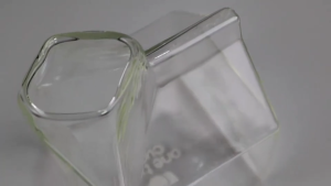 Gelas Kaca Model Susu Design Milk Box 300ML || Supplier Barang Unik Murah Lucu Berguna - SG101 -REX-MART (BAYAR DITEMPAT/COD)