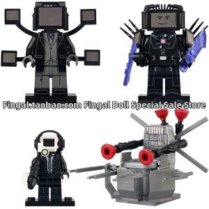 TV Man Lightning Toilet Man Flying Monitor Man Building Blocks Set
