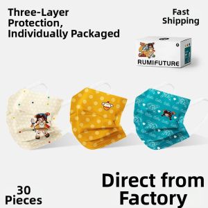 Retro Sweetheart Series Cute Printed Disposable Masks