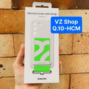 Chính hãng-Ốp lưng Silicone Cover With Strap cho điện thoại Samsung Galaxy S22