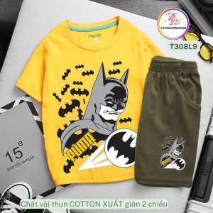 11 đến 38kg - Bộ đồ đùi cho bé trai size đại chất thun cotton mặc mát T308