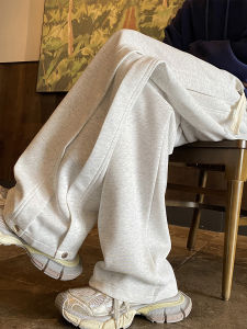 Quần Dài Thể Thao American Blade Cho Nam Mùa Thu Đông Quần Dài Ống Đứng Rộng Rãi Thoải Mái Thường Ngày Quần Dài Thể Thao