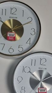 Jam Dinding Edison Sweep ES 290 AL T18 Timbul Diameter 290mm 29cm