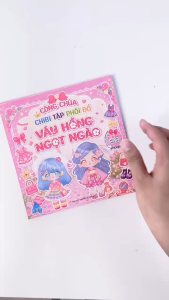 Sách Sticker Công Chúa Chibi Phối Đồ Cho Bé Gái 3-8 Tuổi Combo 4 Cuốn Hoặc Mua Lẻ ABBOOKS
