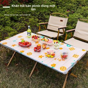 YUHANG | Disposable Food-grade Thick Tablecloth with Elastic Band