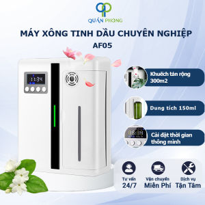 Máy xông tinh dầu cao cấp Qcooker QC-05 máy khuếch tán tinh dầu tự động 300m2 kết nối APP bluetooth giúp thơm phòng thư giãn