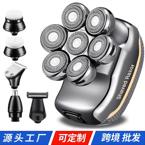 BABEDUO Electric Shaver for Men PowerCut System IPX7 Waterproof Shaver Male Sideburns Trimmer Rechargeable Shaving Machine