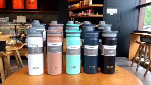 [VIDKHSY Store】Stainless Steel Vacuum Insulated Tumbler - Hot & Cold Thermos Water Bottle with Straw Leakproof Drinkware for Coffee & Iced Tea