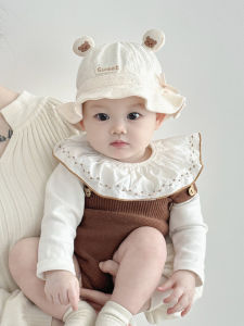 Baby Fishing Cap Spring Autumn Thin Sun Protection Hat Boys Girls Cute Infant UV Protection Hat Casual Wide Brim Cartoon Style