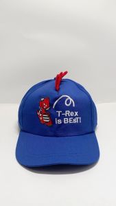 TOPI ANAK KARAKTER DINO TIREK TERBARU ADA TANDUKNYA USIA 2-7 TAHUN